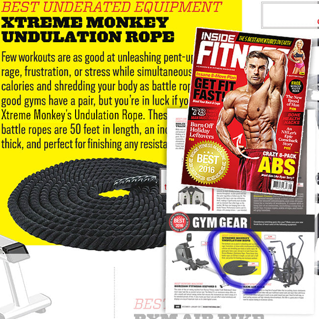 Battle Rope : Gym Rope 50’ : 1.5” thick Strength & Conditioning Canada.