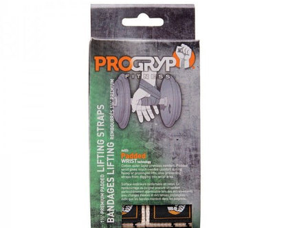 PRO-4 1 1/2" COTTON LIFTING STRAPS - BLACK Strength & Conditioning Canada.