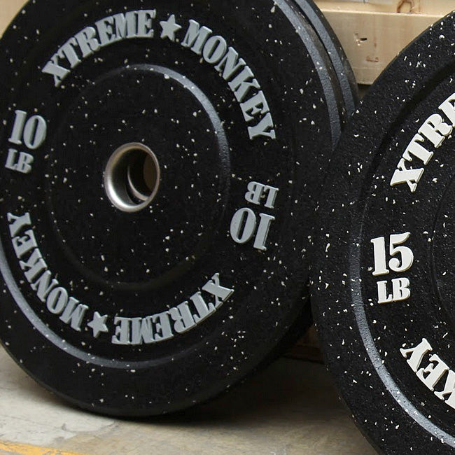 XM FITNESS 10lbs Crumb Rubber Bumper Plate Strength & Conditioning Canada.