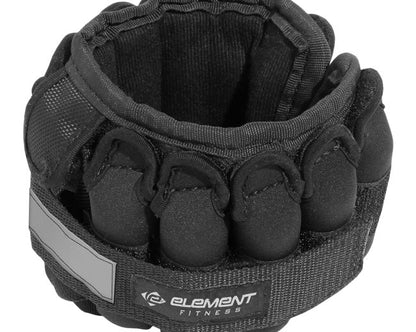 Adjustable Ankle Weights - 10lb Pair -  Element Fitness Fitness Accessories Canada.