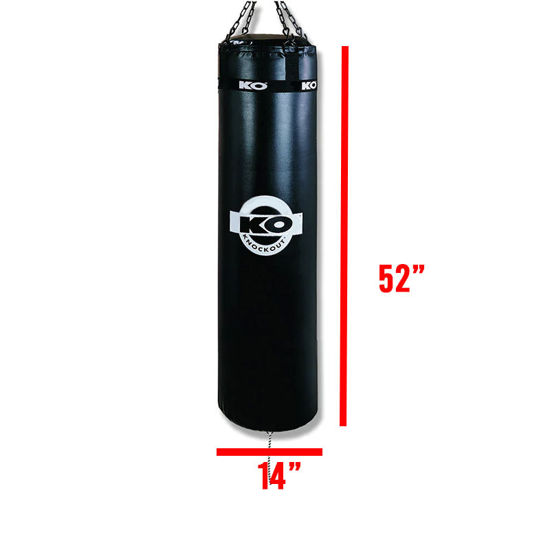 KO UNFILLED 100LBS PREMIUM PVC HEAVY BAG SHELL