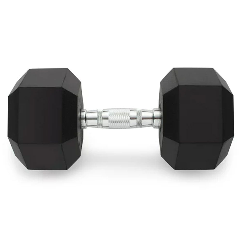 Weider Rubber Hex Dumbbell, 115 lbs - Sold Individually
