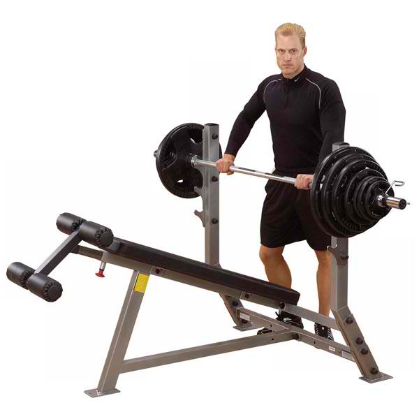 Pro Club Line Decline Olympic Bench SDB351G Strength Machines Canada.