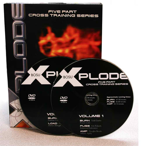 BOSU Xplode 2-DVD Set Fitness Accessories Canada.