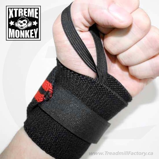 XM Fitness Deluxe Wrist Wraps Strength & Conditioning Canada.