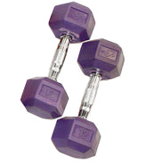 Element Fitness 12lbs Coloured Rubber Hex Aerobic Dumbbells Strength & Conditioning Canada.