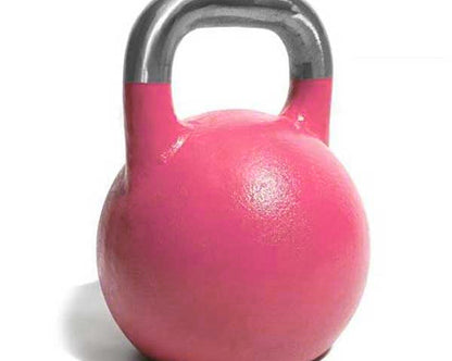 XM FITNESS 8kg Pink Competition Kettlebell Strength & Conditioning Canada.