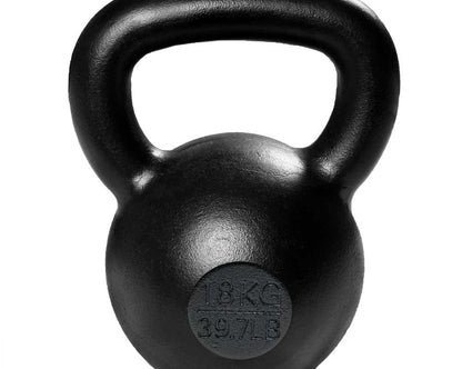 GL E-COATED CAST IRON KETTLEBELL 18KG / 39.7LBS