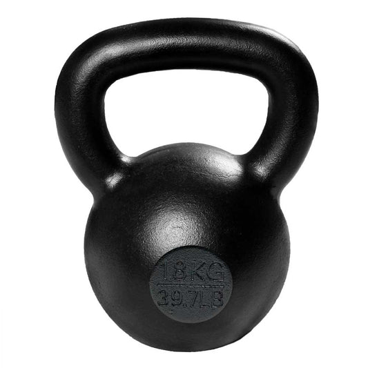 GL E-COATED CAST IRON KETTLEBELL 18KG / 39.7LBS