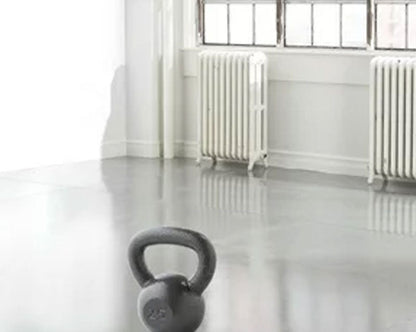 Weider, 25lb Cast Iron Kettlebell with Hammertone Finish, Single