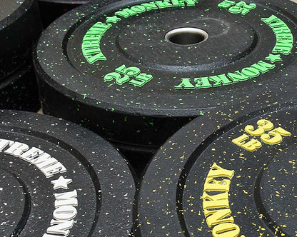 XM FITNESS 35lbs Crumb Rubber Bumper Plate Strength & Conditioning Canada.