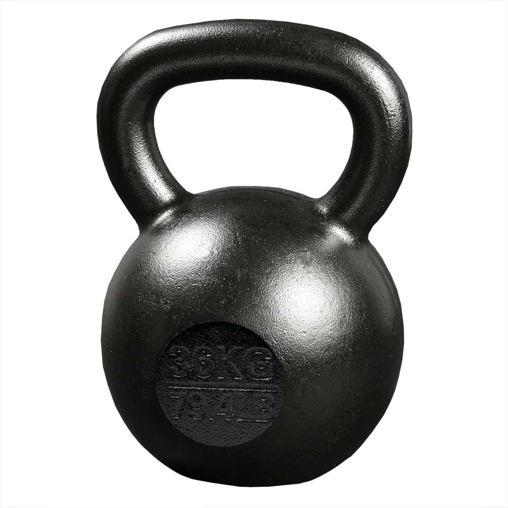 GL E-COATED CAST IRON KETTLEBELL 36KG / 79.4LBS