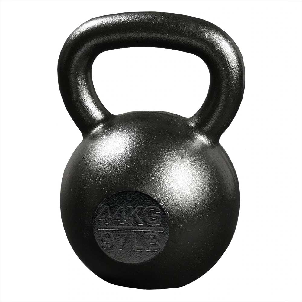 GL E-COATED CAST IRON KETTLEBELL 44KG / 97LBS