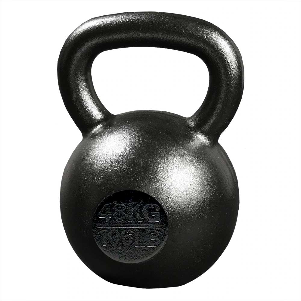 GL E-COATED CAST IRON KETTLEBELL 48KG / 105.8LBS