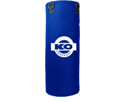 KO UNFILLED 50LBS CANVAS HEAVY BAG SHELL - BLUE