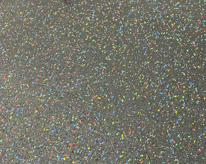 Gorilla Flooring 36" x 36" Interlocking Rubber Tile 9.5mm thick FUNFETTI