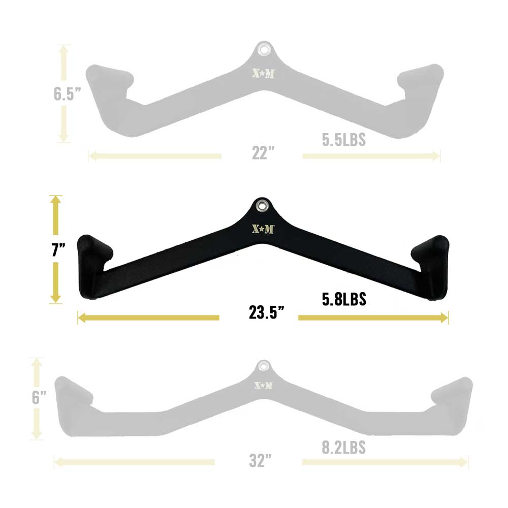 XM Standard Rubber Coated Lat Attachment