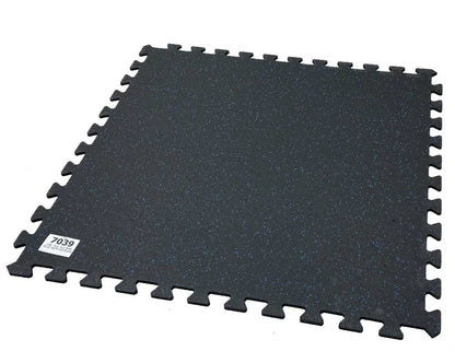 Gorilla Flooring 36" x 36" Interlocking Rubber Tile 9mm thick Blue