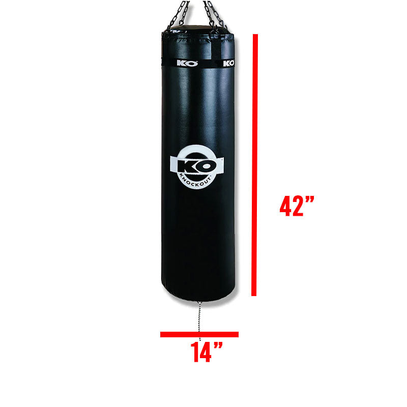 KO UNFILLED 75LBS PREMIUM PVC HEAVY BAG SHELL