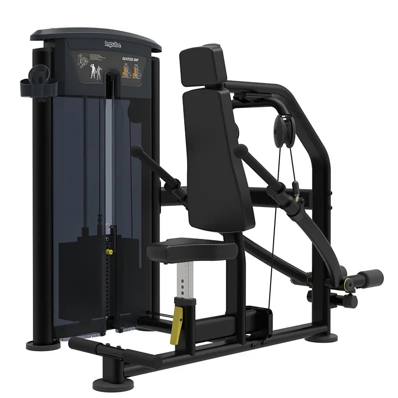 EL 9517 SEATED DIP PRESS MERCURY 200LBS BLACK