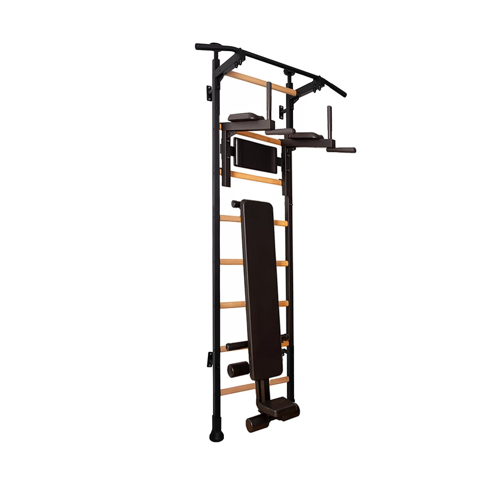 BenchK S5 Black - 521B with Workout Bench + Dip Bar