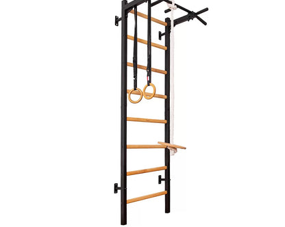 BenchK S2 Black - 221B with PB2B Steel Pull-Up Bar + Gymnastics Accessories