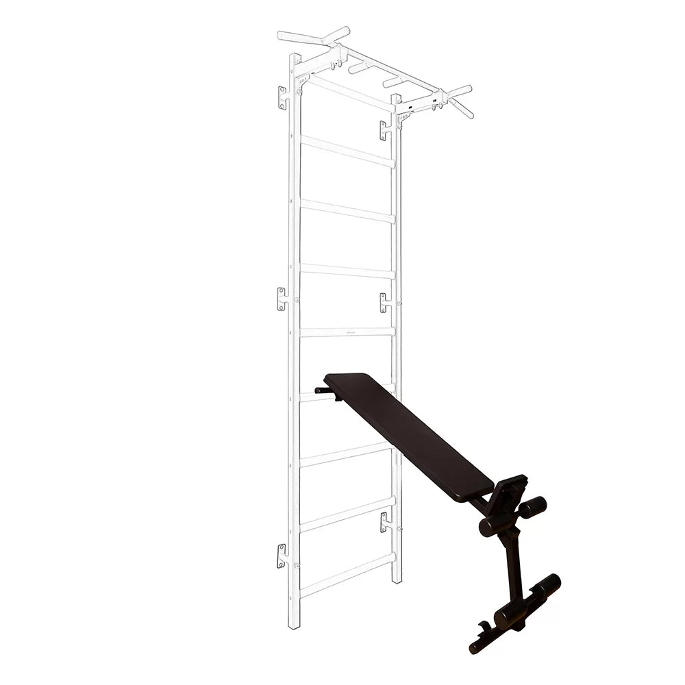 BenchK S7 Black - 723B with PB2B Steel Pull-Up Bar + Dip Bar & Workout Bench