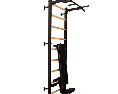 BenchK S7 Black - 723B with PB2B Steel Pull-Up Bar + Dip Bar & Workout Bench