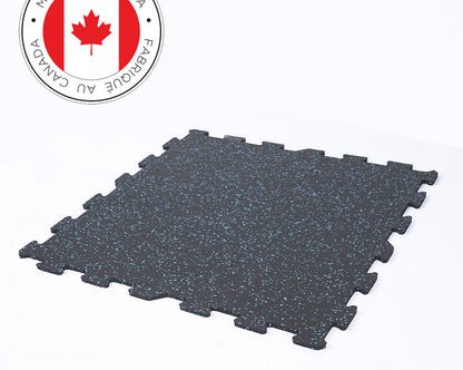 Gorilla 2 x 2 8mm Interlocking Rubber Tile - Blue - Single or 12 Pack