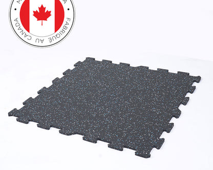 Gorilla 2 x 2 8mm Interlocking Rubber Tile - Blue Jay - Single or 12 Pack