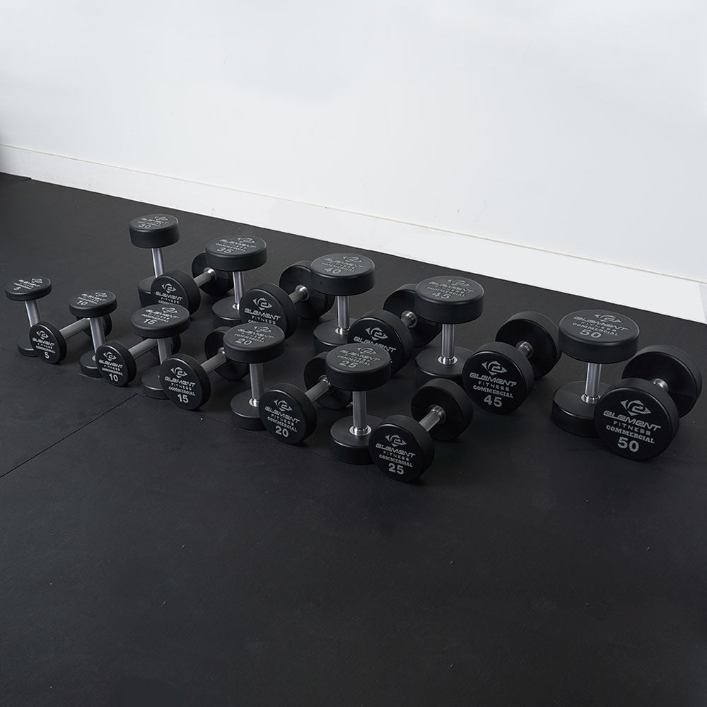 Element Fitness 5 - 50 Urethane Dumbbell Set