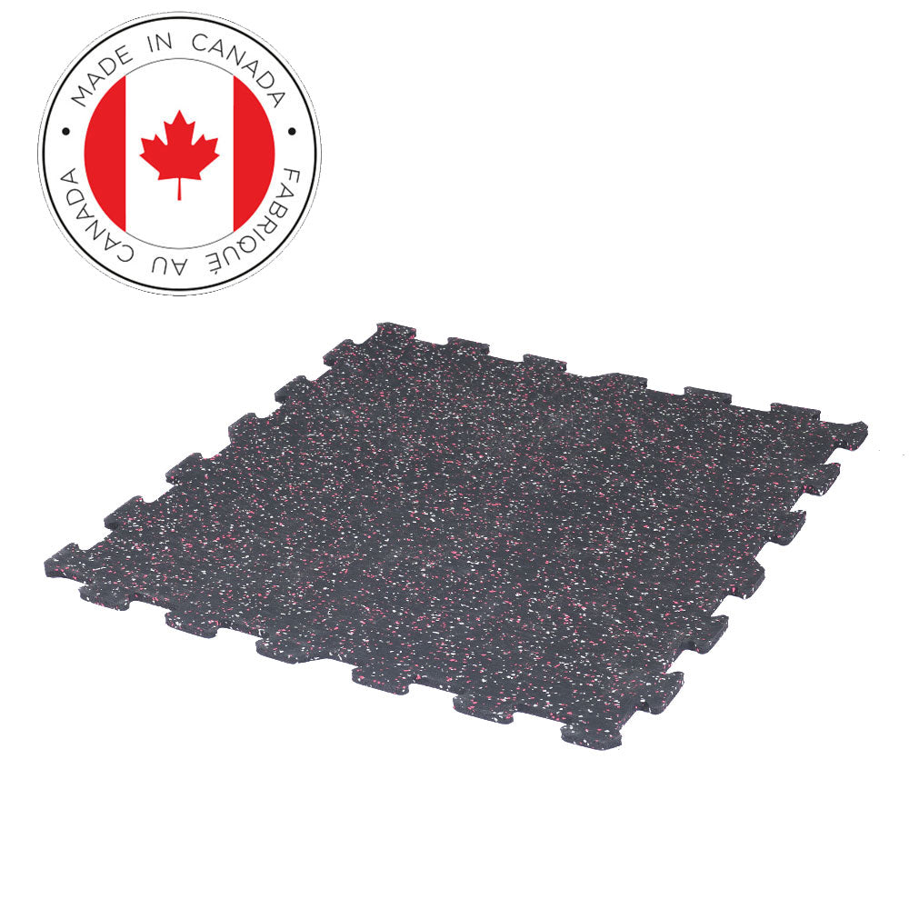 Gorilla 2 x 2 8mm Interlocking Rubber Tile - Canada