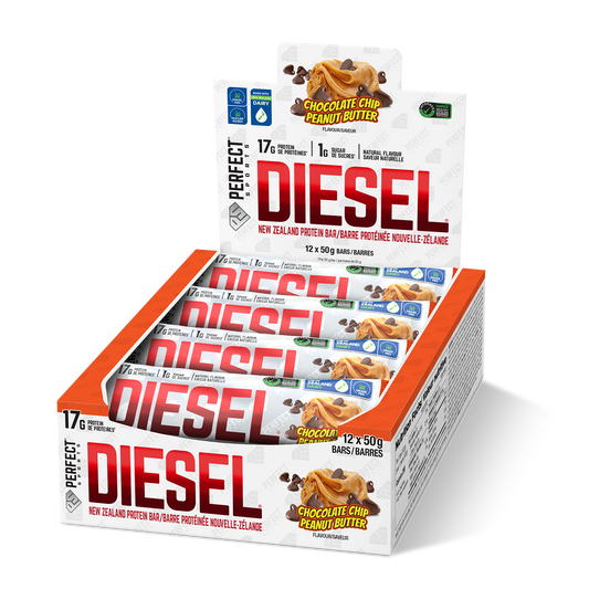 DIESEL® PROTEIN BAR 12 PACK - CHOCOLATE CHIP PEANUT BUTTER