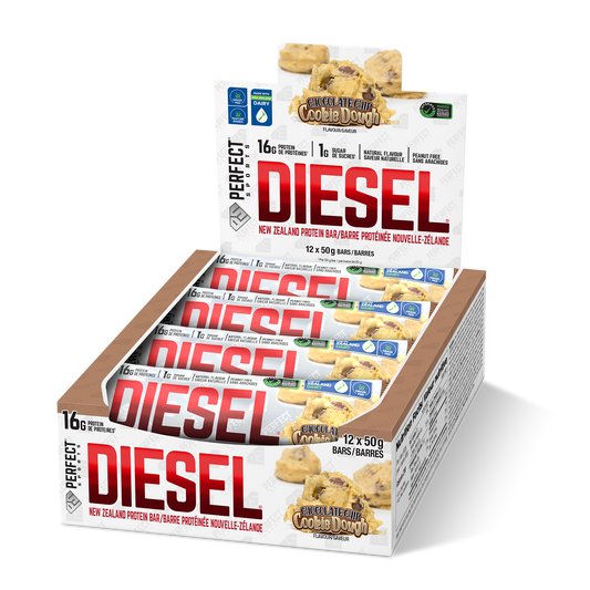 DIESEL® PROTEIN BAR 12 PACK - CHOCOLATE CHIP COOKIE DOUGH