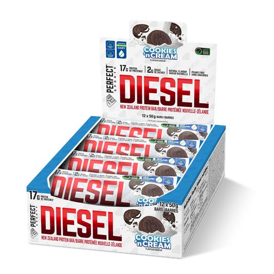 DIESEL® PROTEIN BAR 12 PACK - COOKIES 'N CREAM