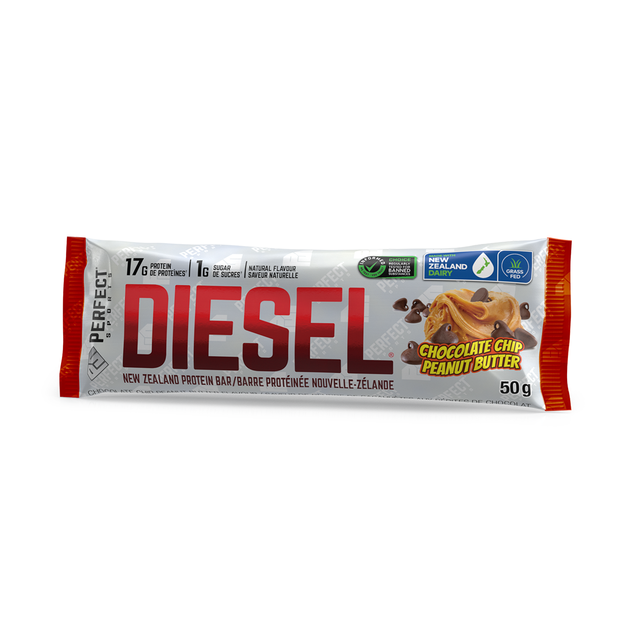 DIESEL® PROTEIN BAR 12 PACK - CHOCOLATE CHIP PEANUT BUTTER