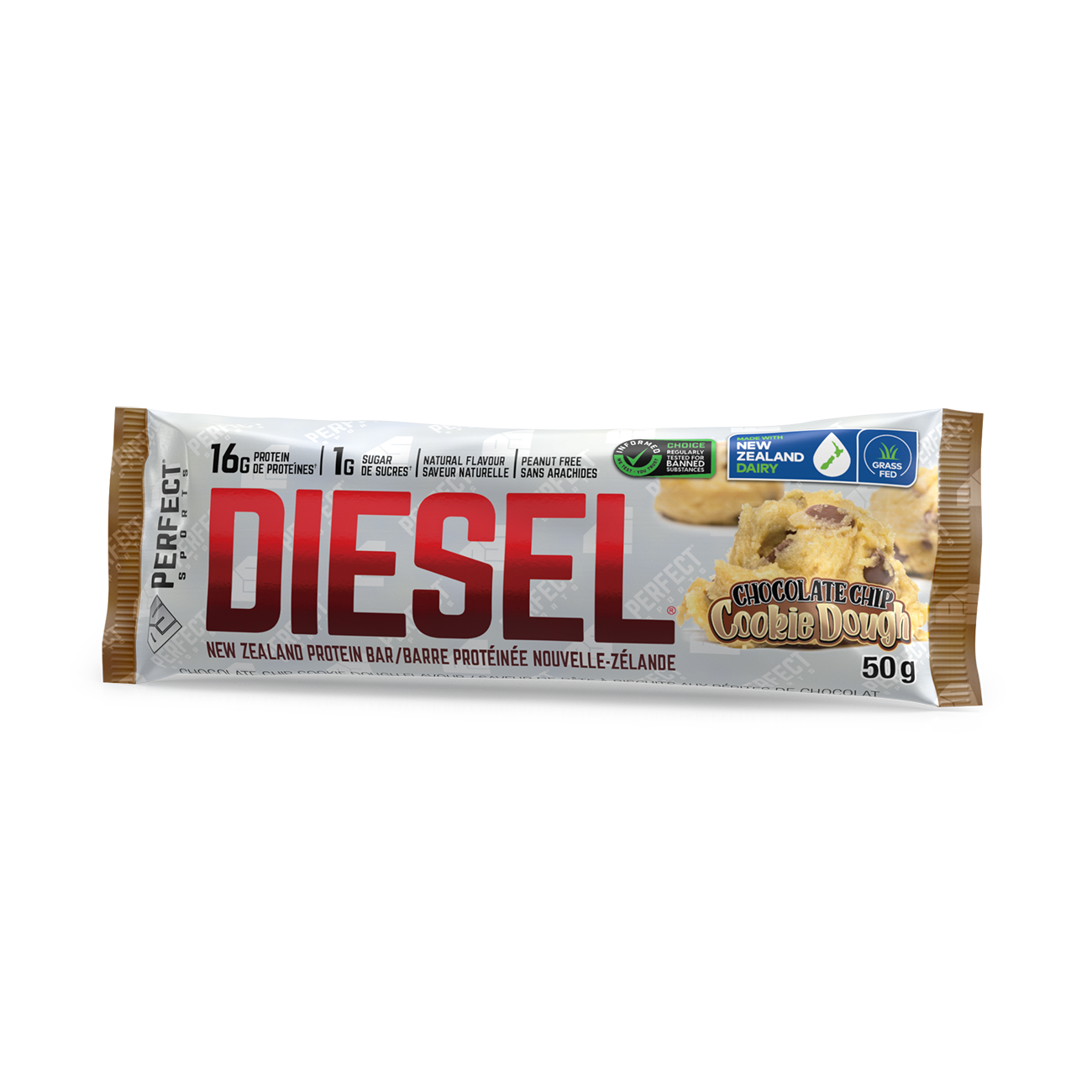 DIESEL® PROTEIN BAR 12 PACK - CHOCOLATE CHIP COOKIE DOUGH