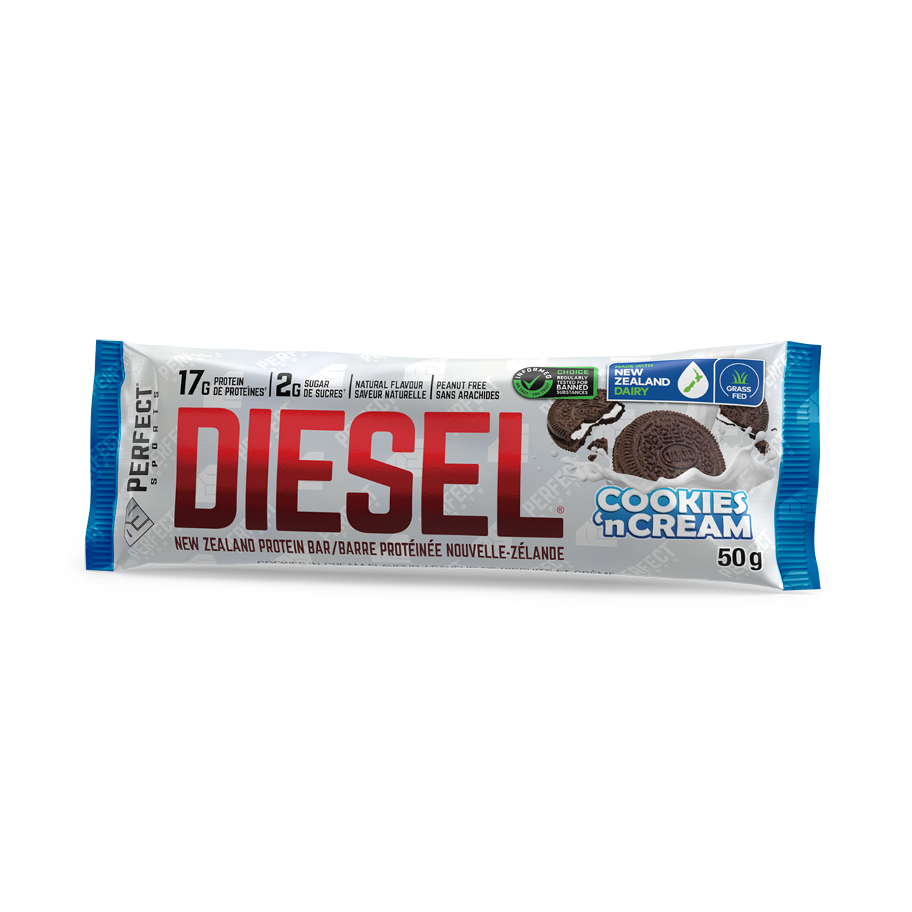 DIESEL® PROTEIN BAR 12 PACK - COOKIES 'N CREAM