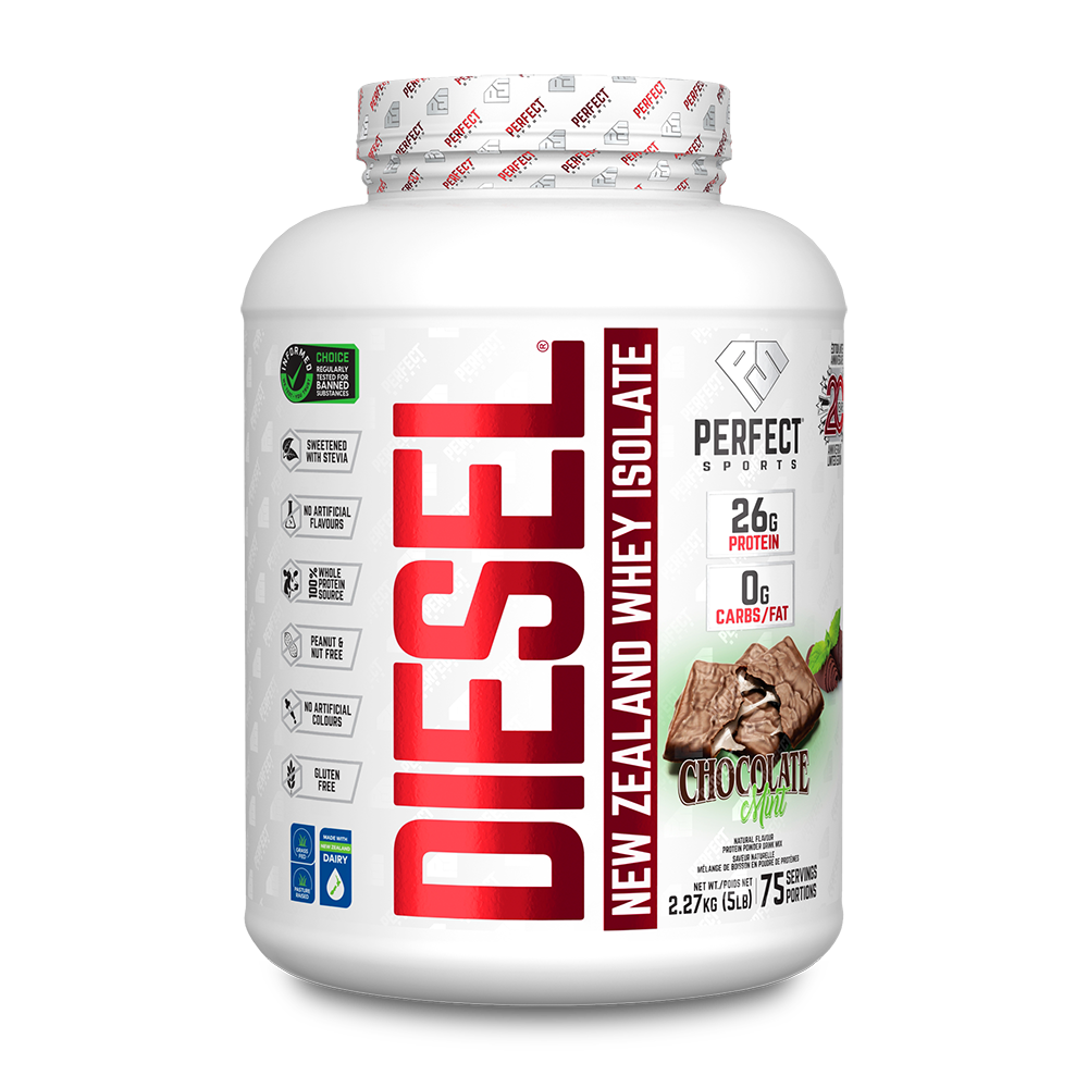 DIESEL® WHEY PROTEIN ISOLATE - CHOCOLATE MINT FLAVOUR