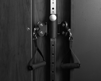 Flow 7 Black - Wall Mounted Functional Trainer