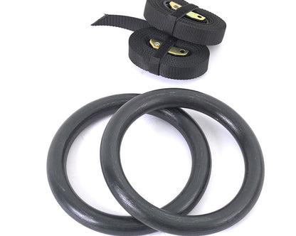 XM Fitness Black Gym Rings Residential