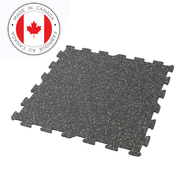 Gorilla 2 x 2 8mm Interlocking Rubber Tile - 10% Cork - PACK OF 12