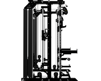 IRONAX - All-In-One with Bench & Steel Plate Combo