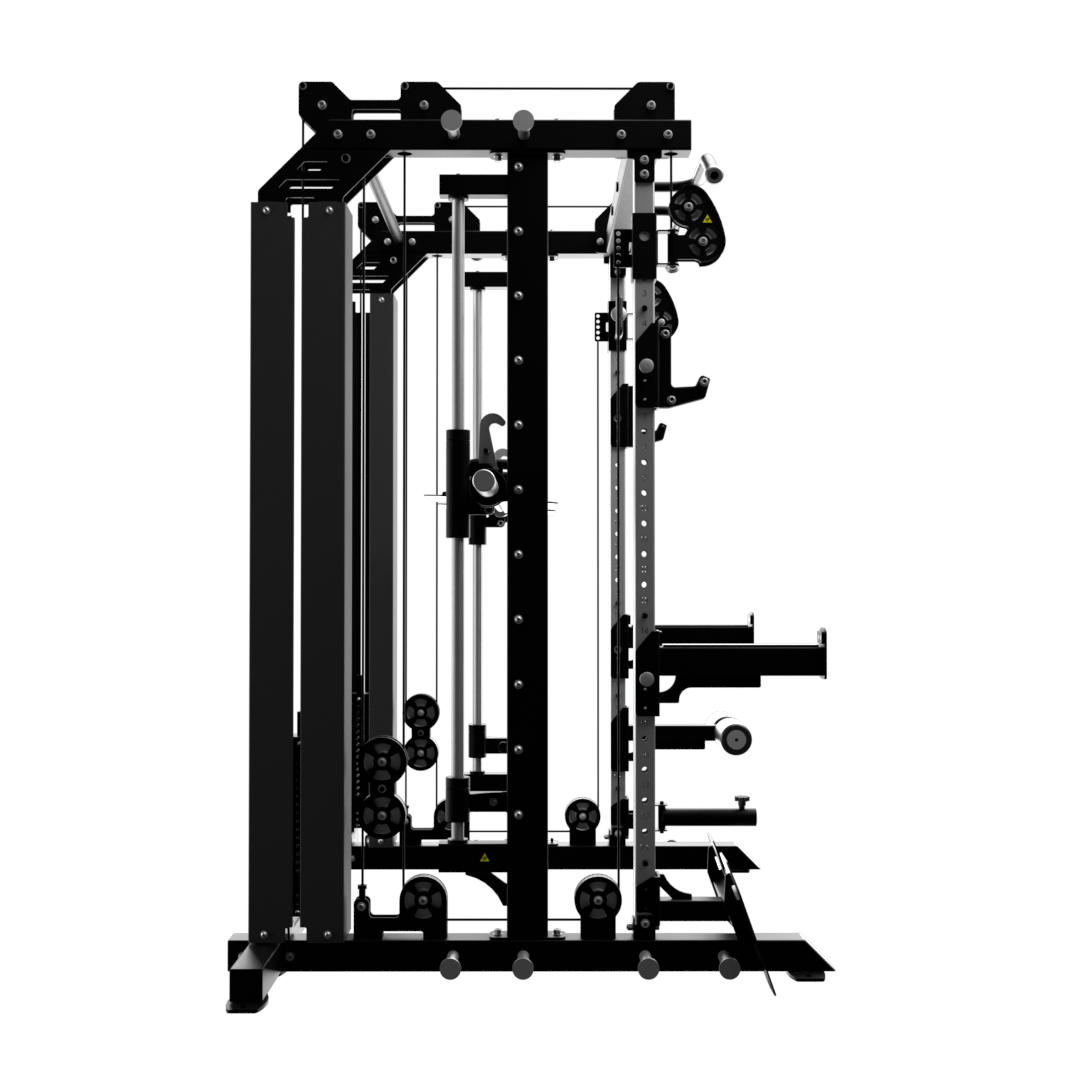 IRONAX - All-In-One with Bench & Steel Plate Combo