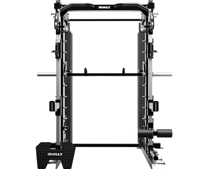 IRONAX - All-In-One with Bench & Olympic Plate Combo ~