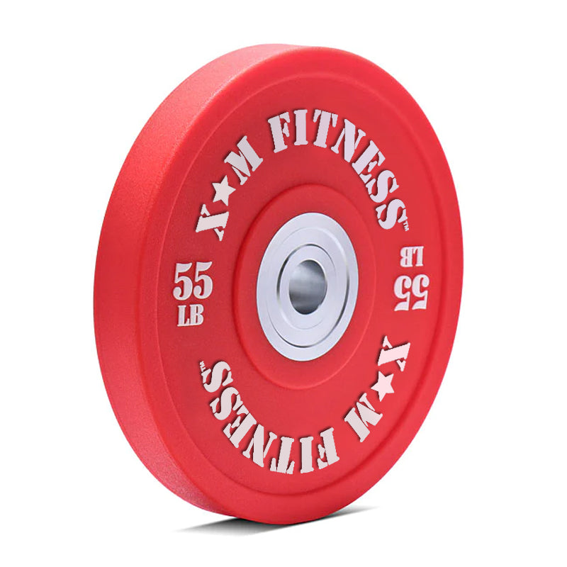 XM Fitness 320lbs Urethane Bumper Plate Kit