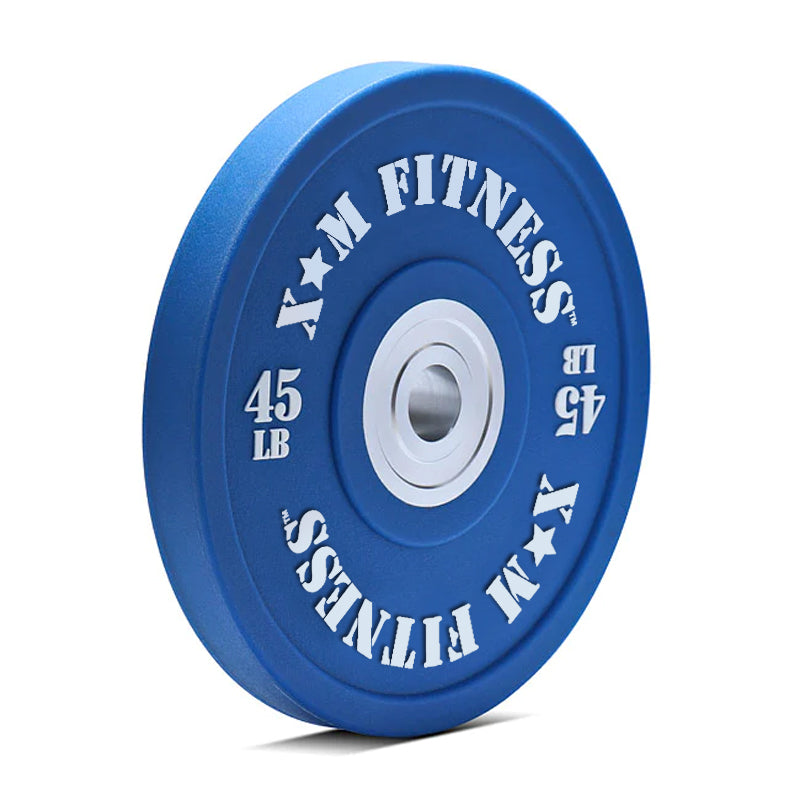 XM Fitness 320lbs Urethane Bumper Plate Kit