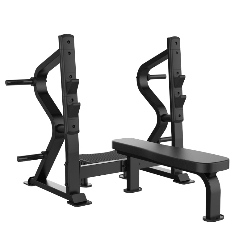 Element Fitness - BLACK IRON - Flat Olympic Bench Press 7028