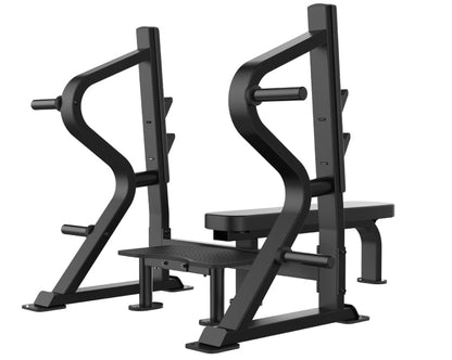 Element Fitness - BLACK IRON - Flat Olympic Bench Press 7028