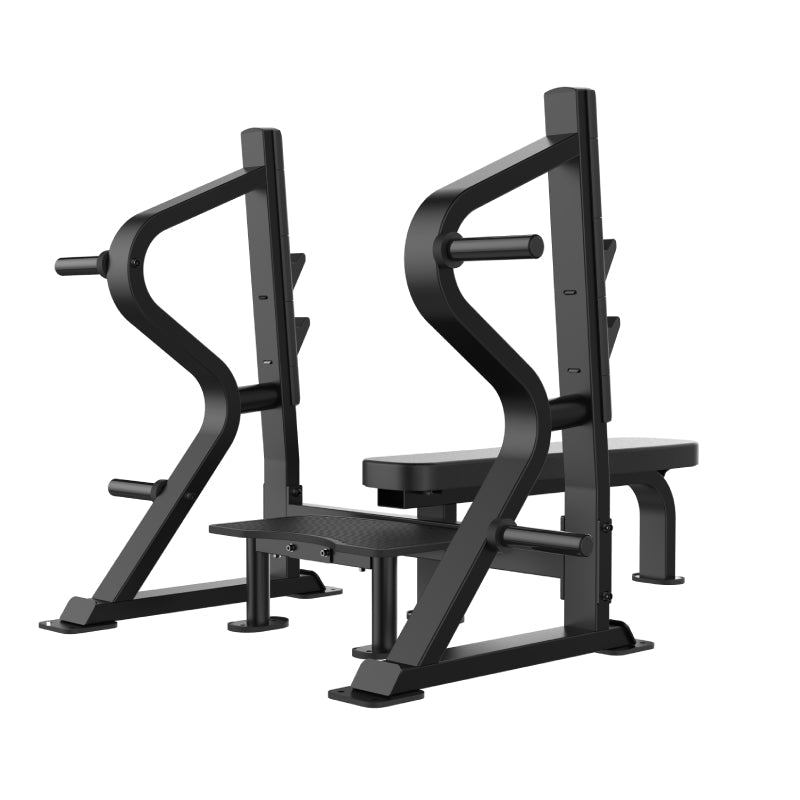 Element Fitness - BLACK IRON - Flat Olympic Bench Press 7028